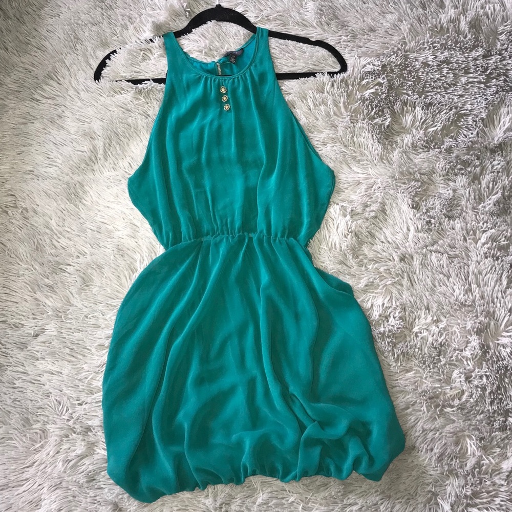 Forever 21 teal dress